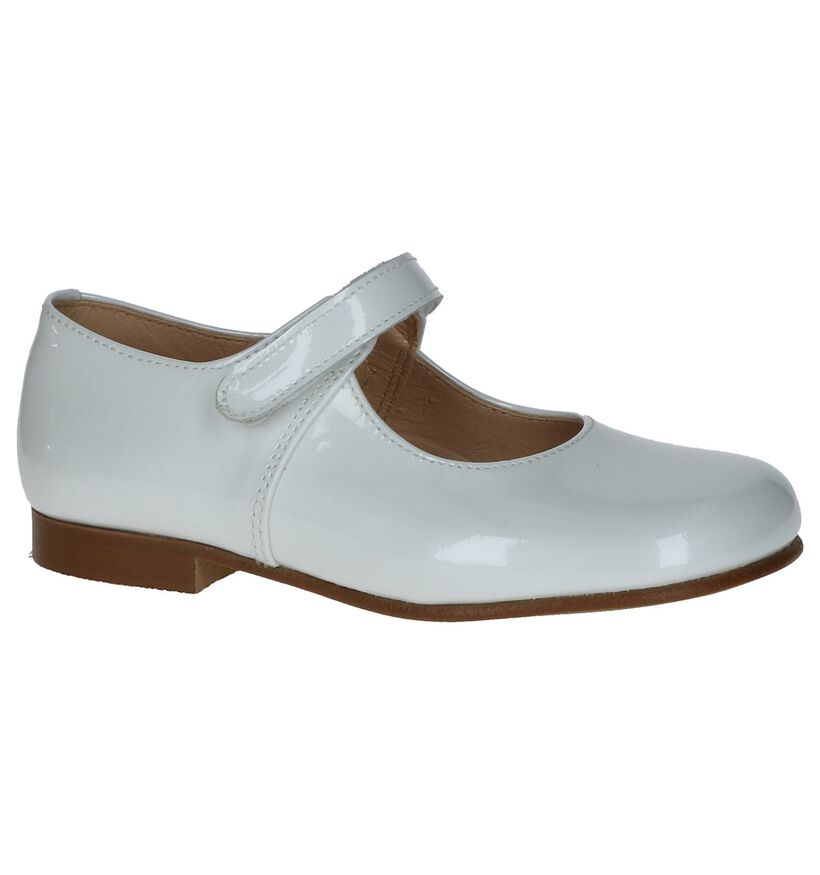 Eli Ballerines en Blanc en verni (245980)