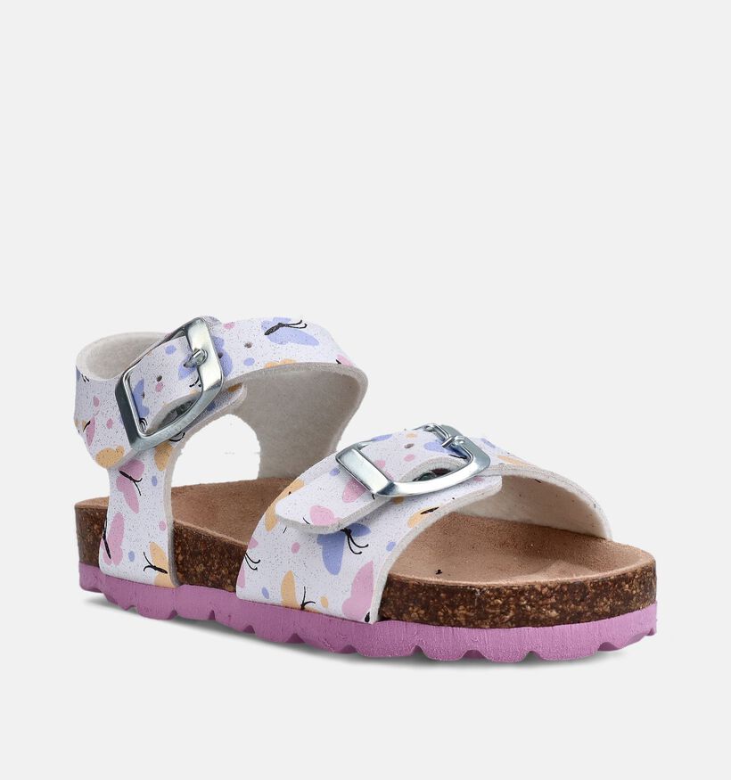 Milo & Mila Butterflies Sandales en Blanc pour filles (369852)
