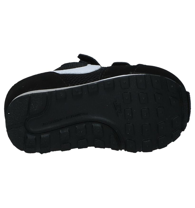 Zwarte Velcro Babysneakers Nike MD Runner 2 in kunstleer (234329)