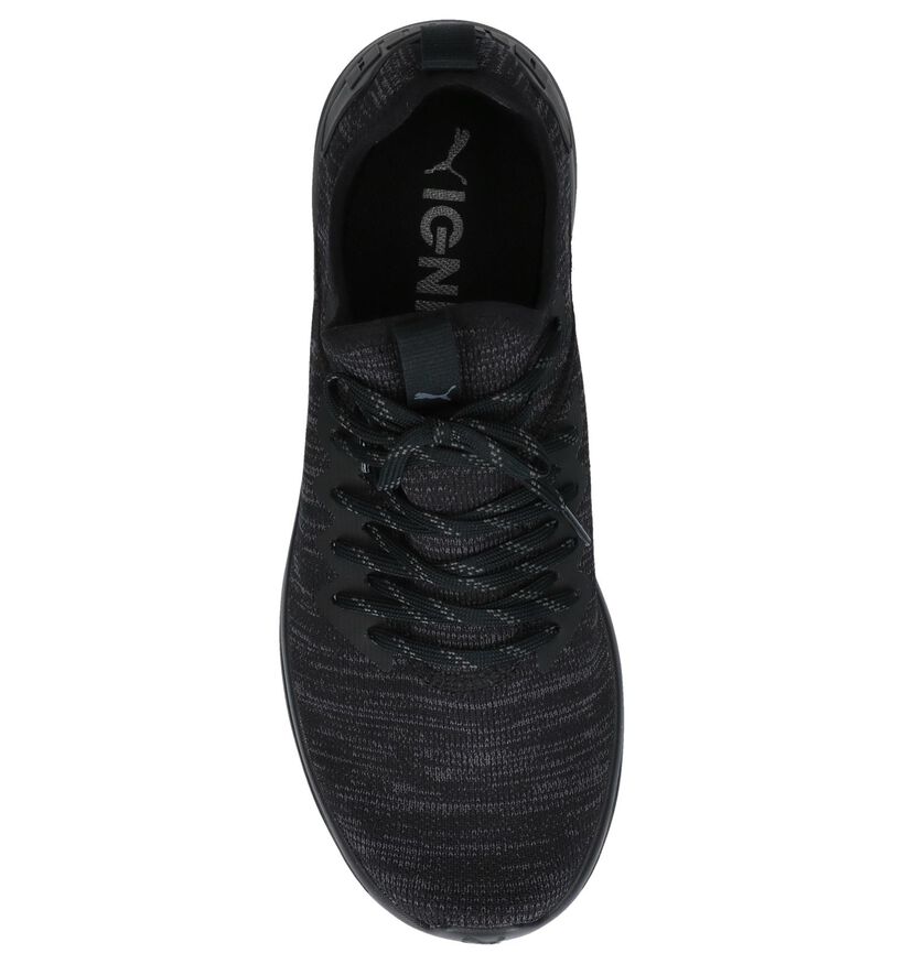 Zwarte Sneakers Puma Ignite in stof (239361)