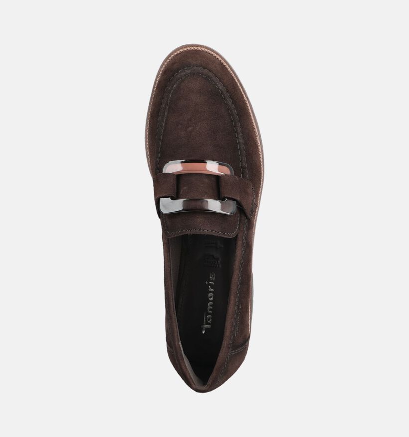 Tamaris Loafers en Brun fonc&eacute; pour femmes (376628)