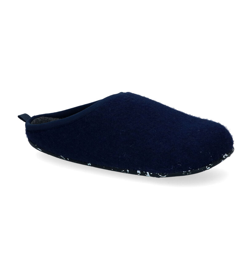Camper Wabi Blauwe Pantoffels in stof (299819)