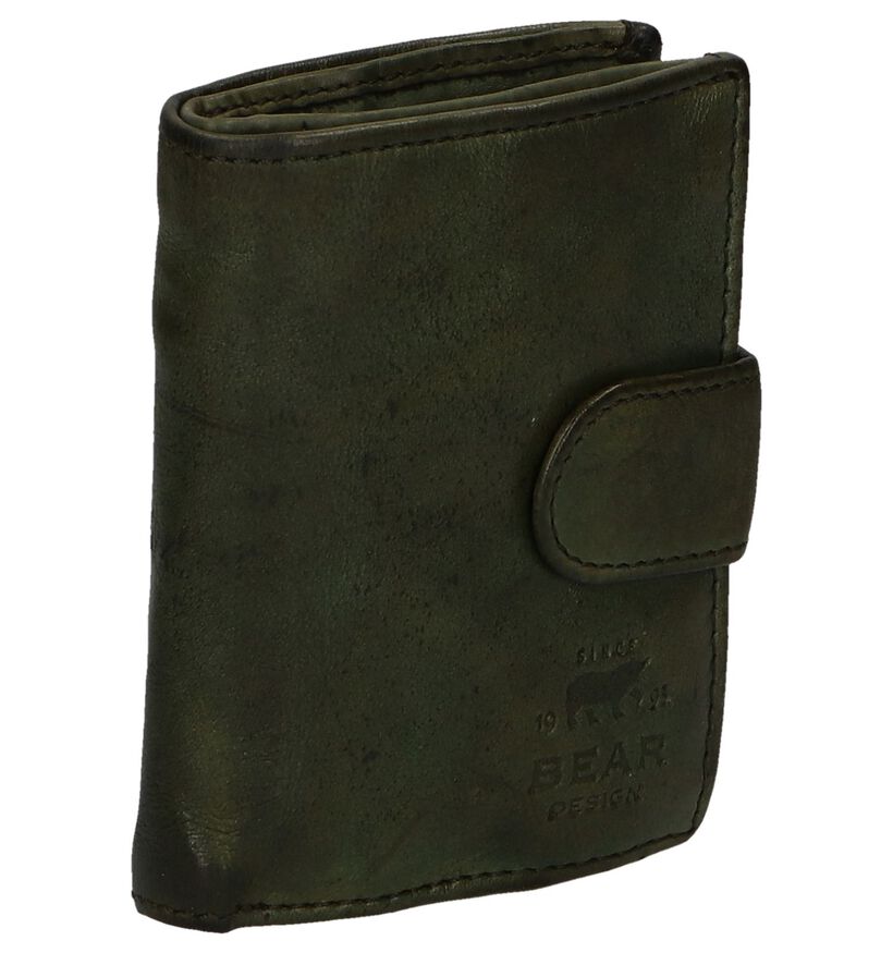 Bear Design Zwarte Kaartenhouder voor heren (350748)