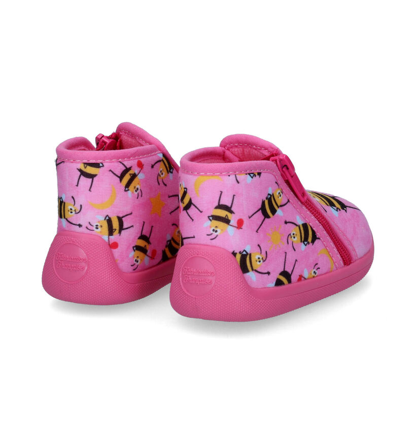 Milo & Mila Roze Pantoffels voor meisjes (313371) - geschikt voor steunzolen
