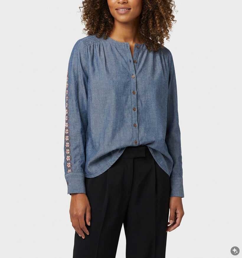 Orfeo Kristin Donkerblauwe Blouse voor dames (381657)