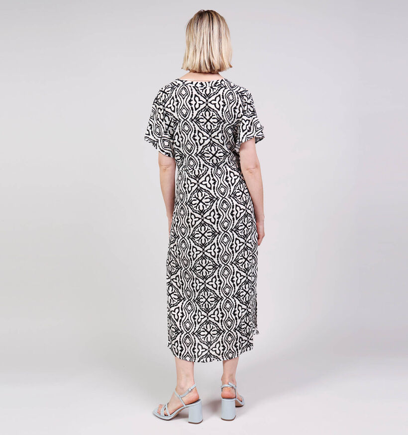 Vero Moda Menny Kaftan Robe en Noir pour femmes (369404)