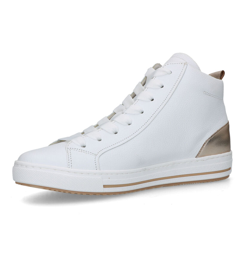 Gabor Optifit Witte Sneakers in leer (319476)