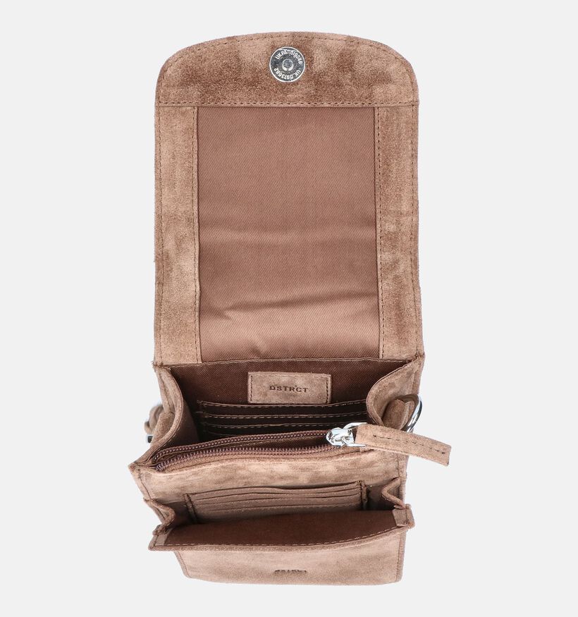 DSTRCT Portland Road Taupe Clutch Crossbody tas voor dames (353932)