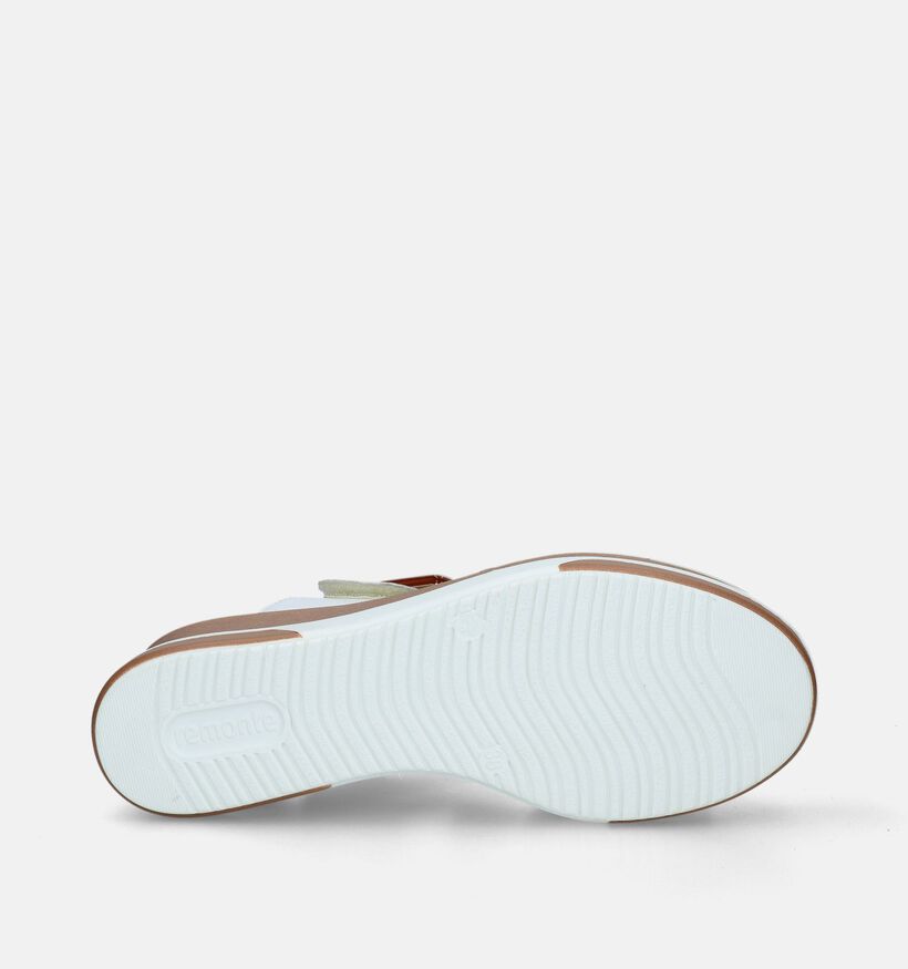 Remonte Witte Sandalen met sleehak voor dames (339241)