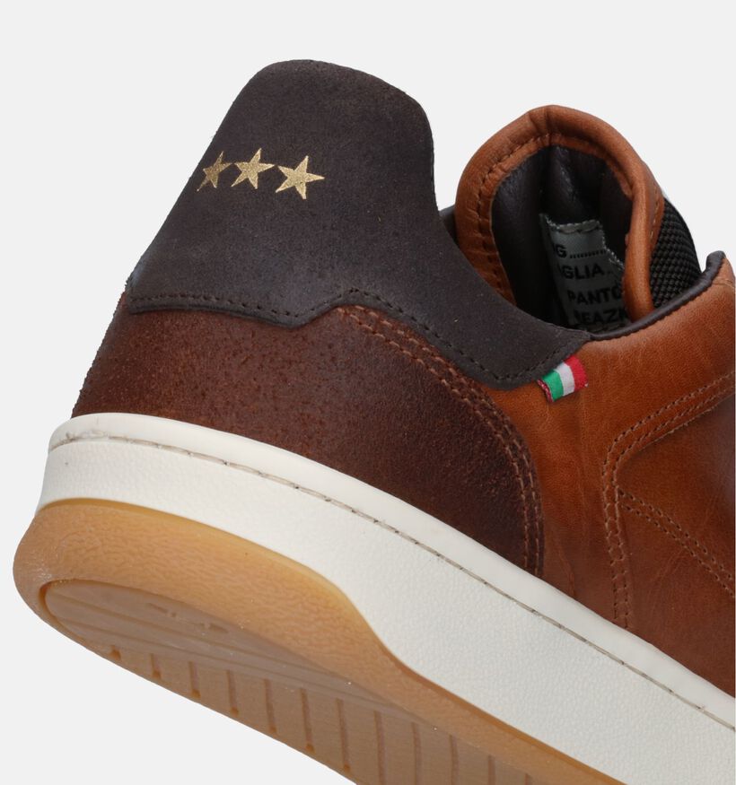 Pantofola d'Oro Vivaro Uomo Chaussures à lacets en Cognac pour hommes (329975) - pour semelles orthopédiques