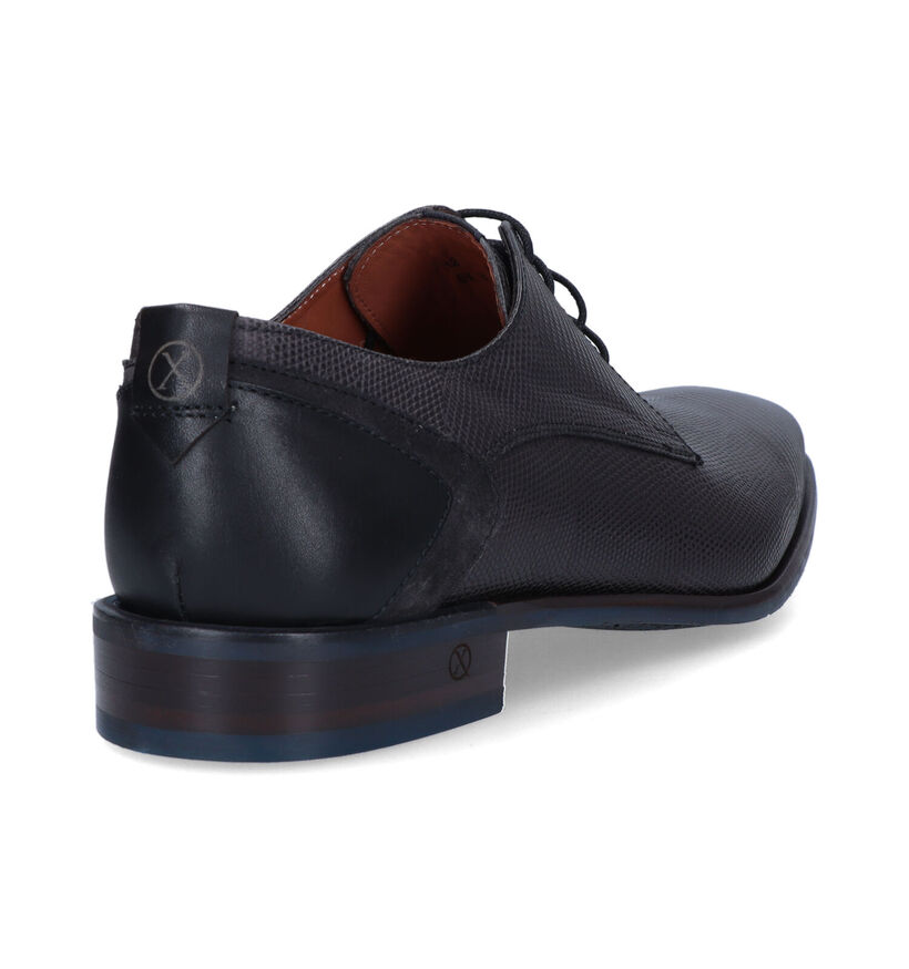 Ambiorix Dario Grijze Veterschoenen in leer (324843)