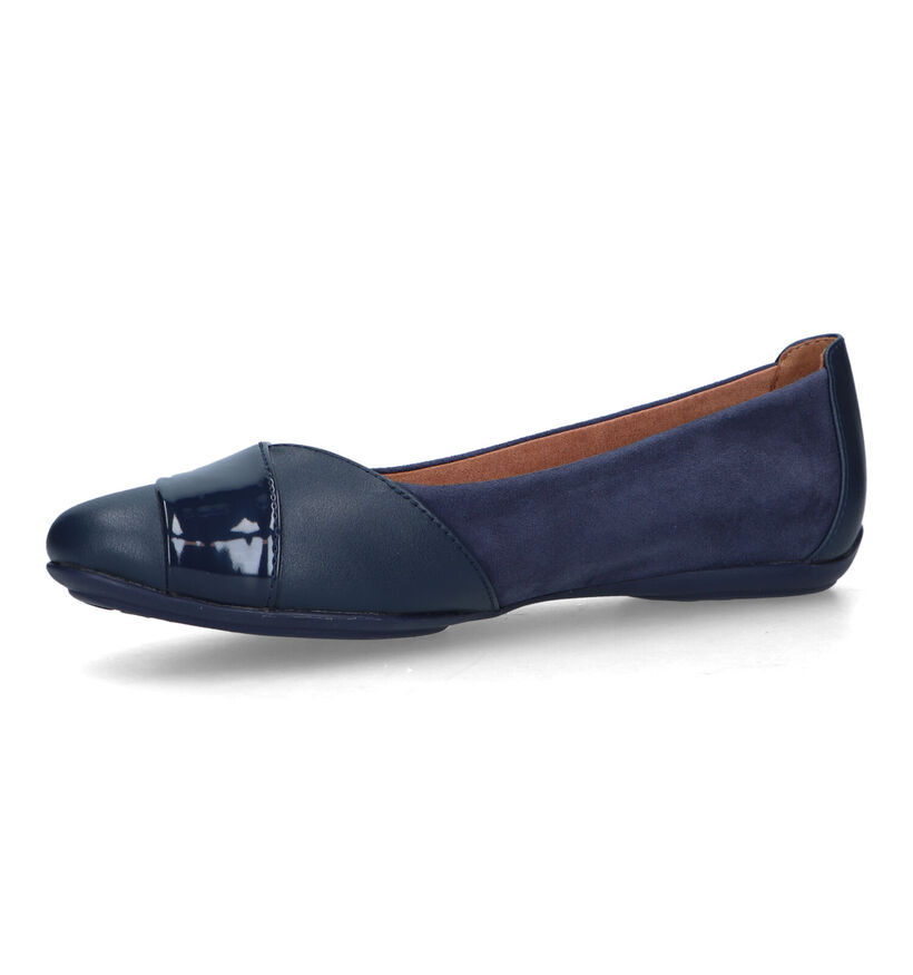 Geox Charlene Ballerines en Bleu en cuir (326689)