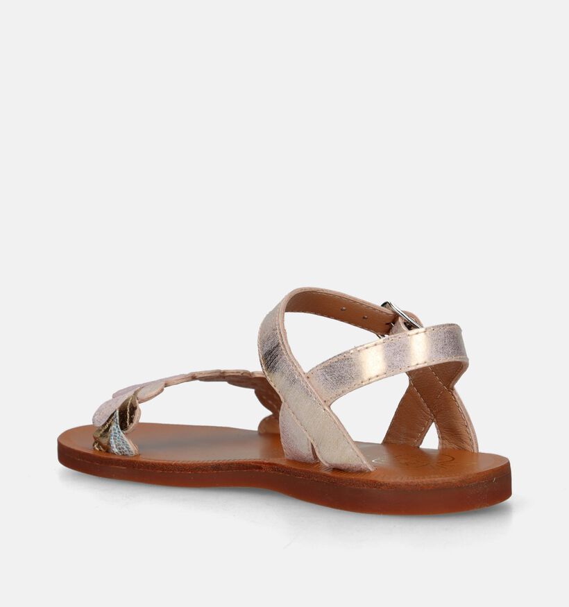 Pom d'Api Plagette Ferns Gouden Sandalen voor meisjes (337984)