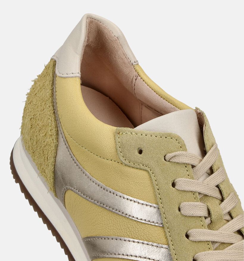 Gabor Baskets casual en Jaune pour femmes (368359) - pour semelles orthop&eacute;diques