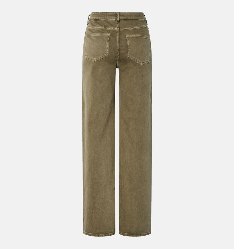 Pieces Straight leg jeans en Vert pour femmes (365853)