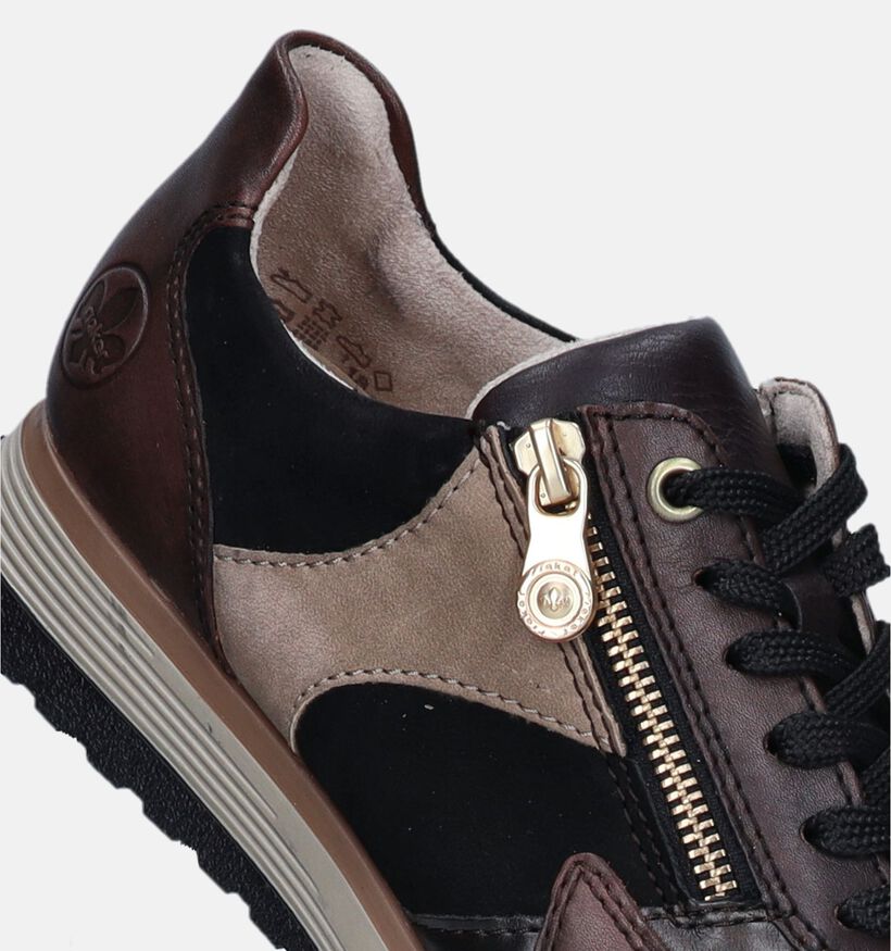 Rieker Bruine Sneakers voor dames (347458) - geschikt voor steunzolen