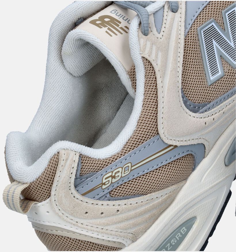 New Balance MR 530 Baskets en Beige pour hommes, garçons (356507) - pour semelles orthopédiques