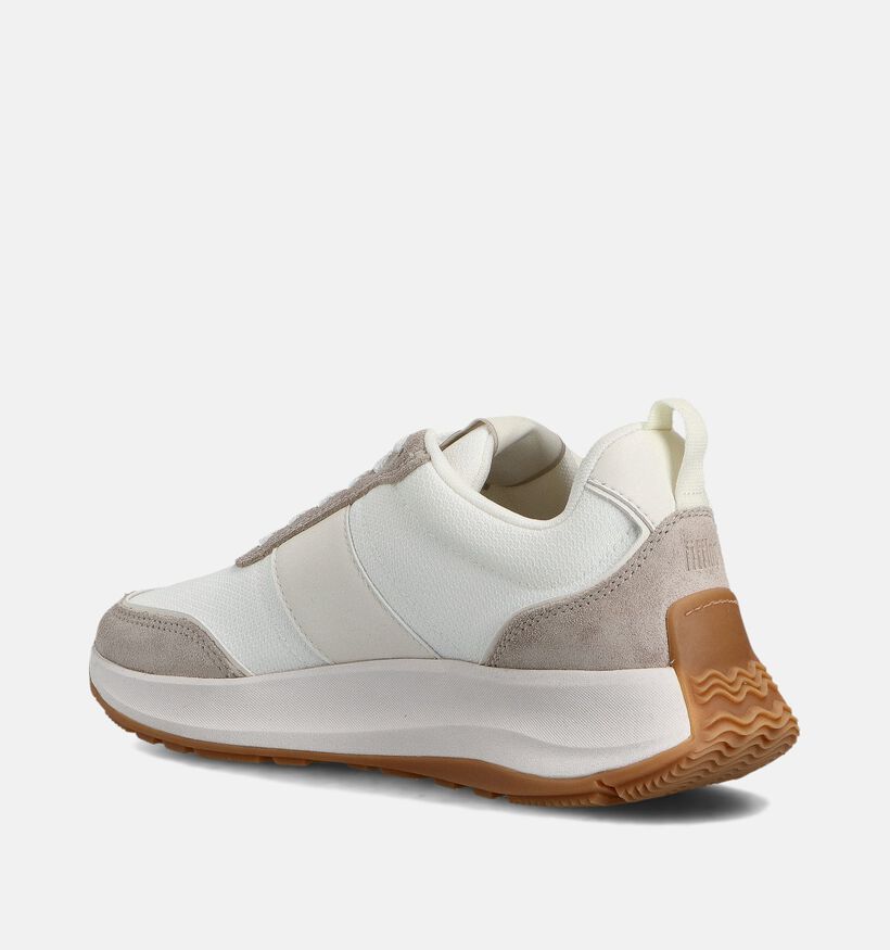 FitFlop Mode Flow Flatform Ecru Sneakers voor dames (361452) - geschikt voor steunzolen
