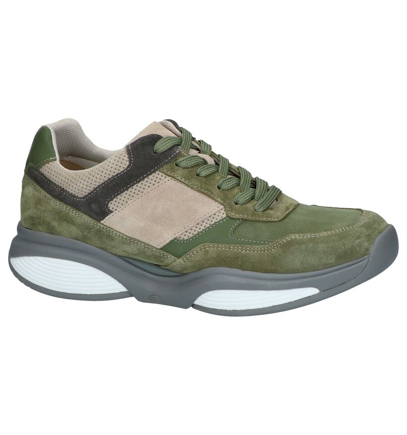 Stretchwalker Chaussures à lacets en Vert kaki pour hommes (246461) - pour semelles orthopédiques