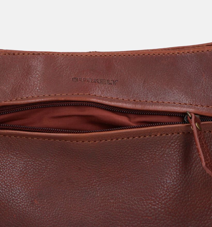 Burkely Ranger Donkerbruine Crossover Handtas voor dames (363028)