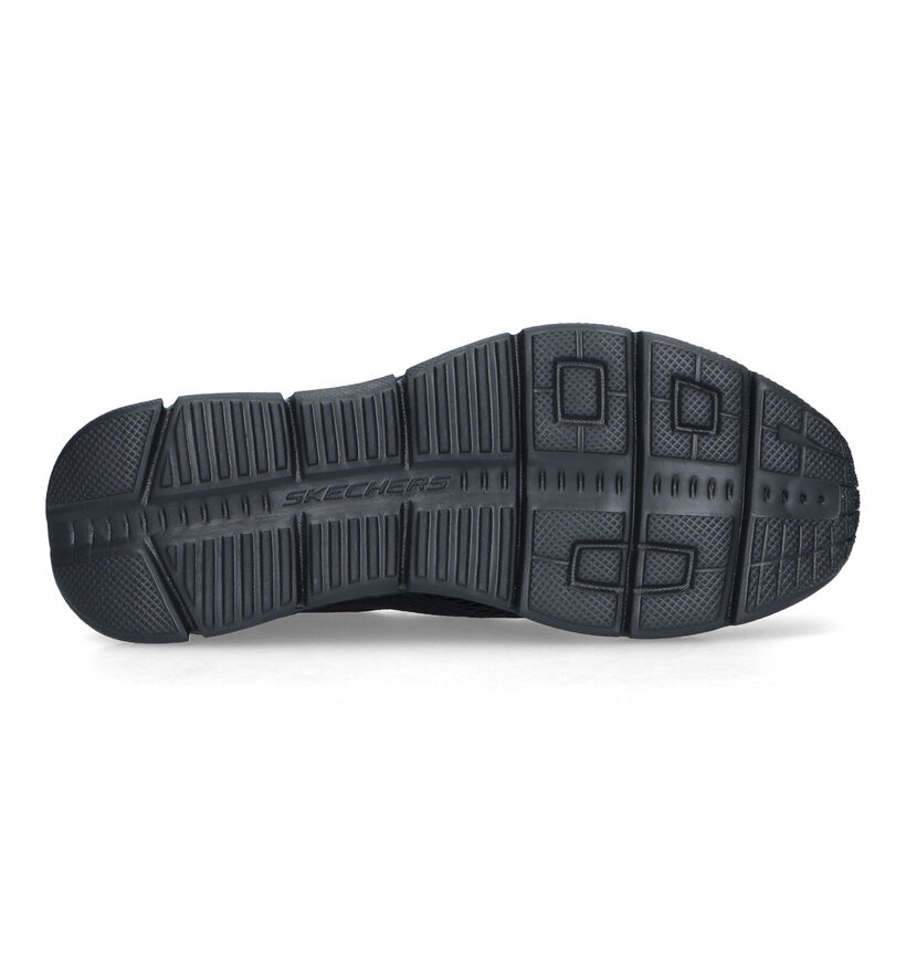 Skechers Equalizer Relaxed Fit Zwarte Slip-on Sneakers voor heren (339690)