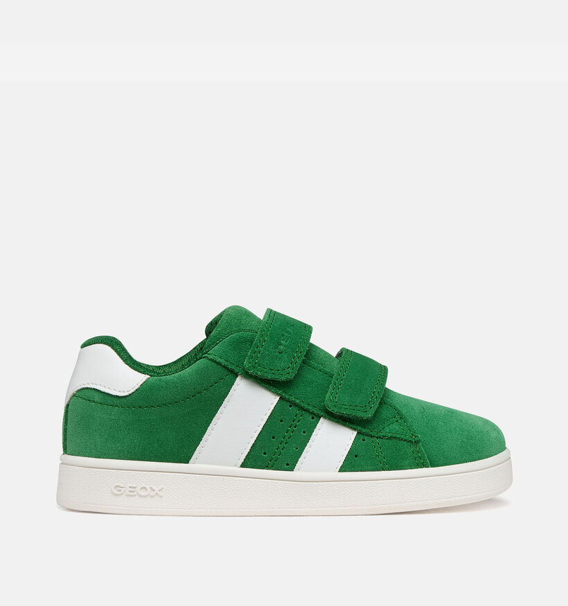 Geox Eclyper Groene Velcroschoenen voor jongens (368434) - geschikt voor steunzolen