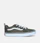 Vans Filmore YT Baskets de skate en Vert Khaki pour garçons (336496)