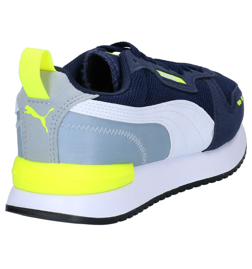Puma R78 Blauwe Sneakers voor meisjes, jongens (318751) - geschikt voor steunzolen