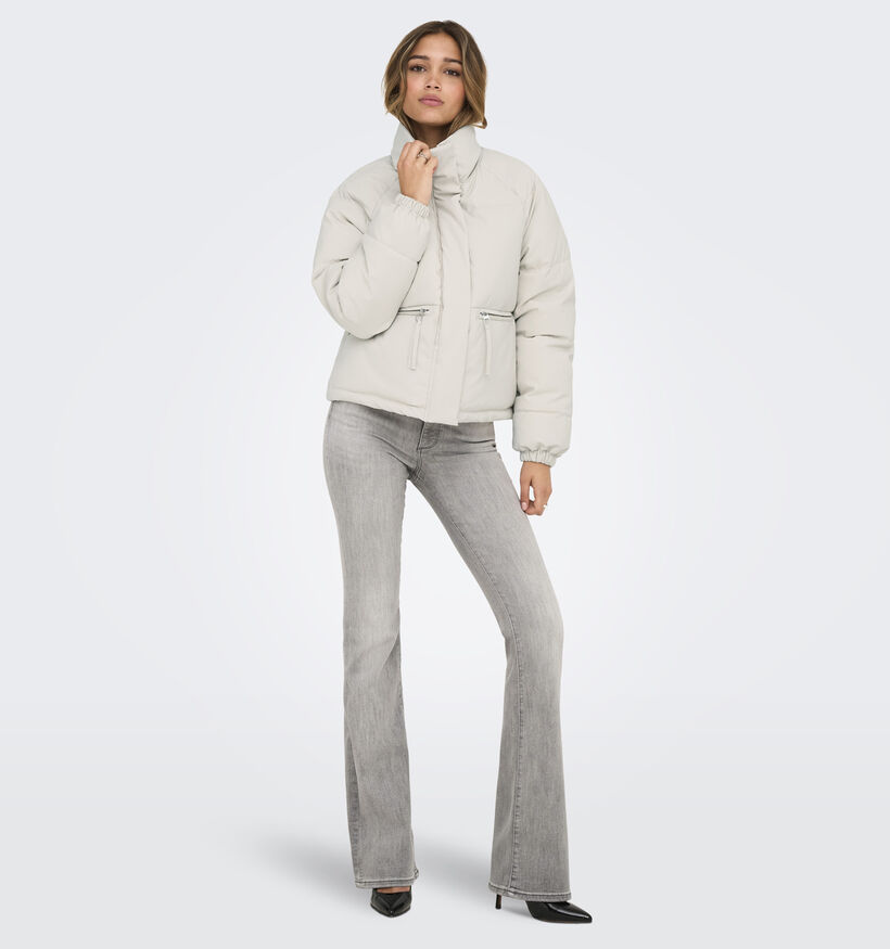 JDY Frey Flotte Manteau court en Beige pour femmes (359790)
