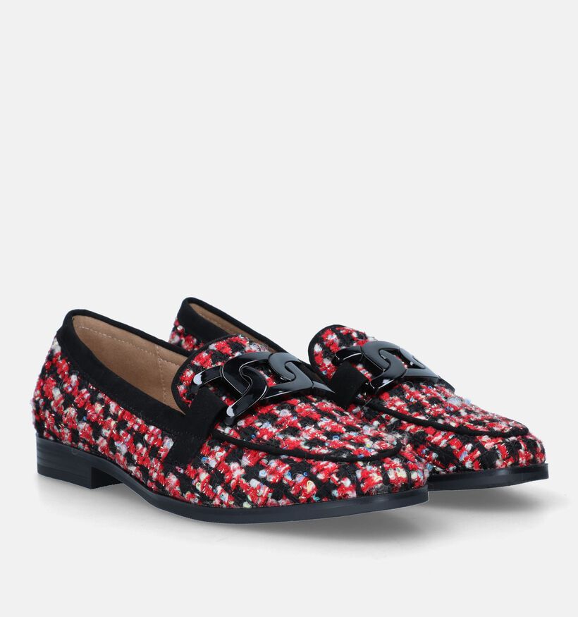 La Strada Loafers en Rouge pour femmes (341186)