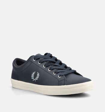 Fred Perry Low Baskets Blanc/Marron/Bleu/Gris