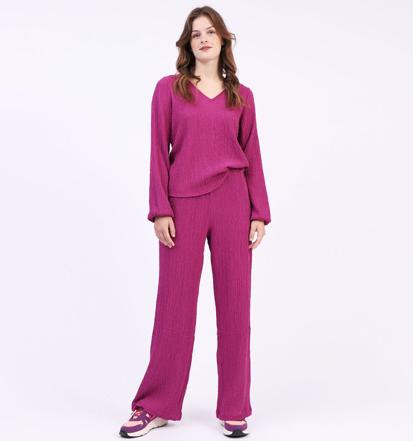 Vero Moda Lei Pantalon Large en Violet (318508)