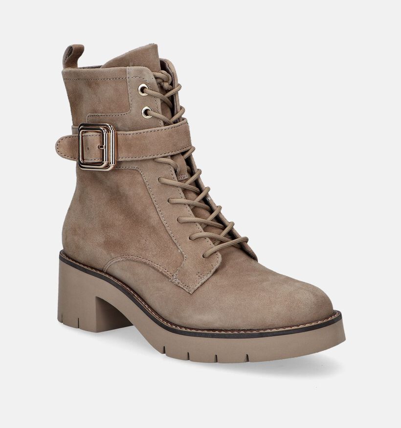 Tamaris Beige Veterboots voor dames (346597)