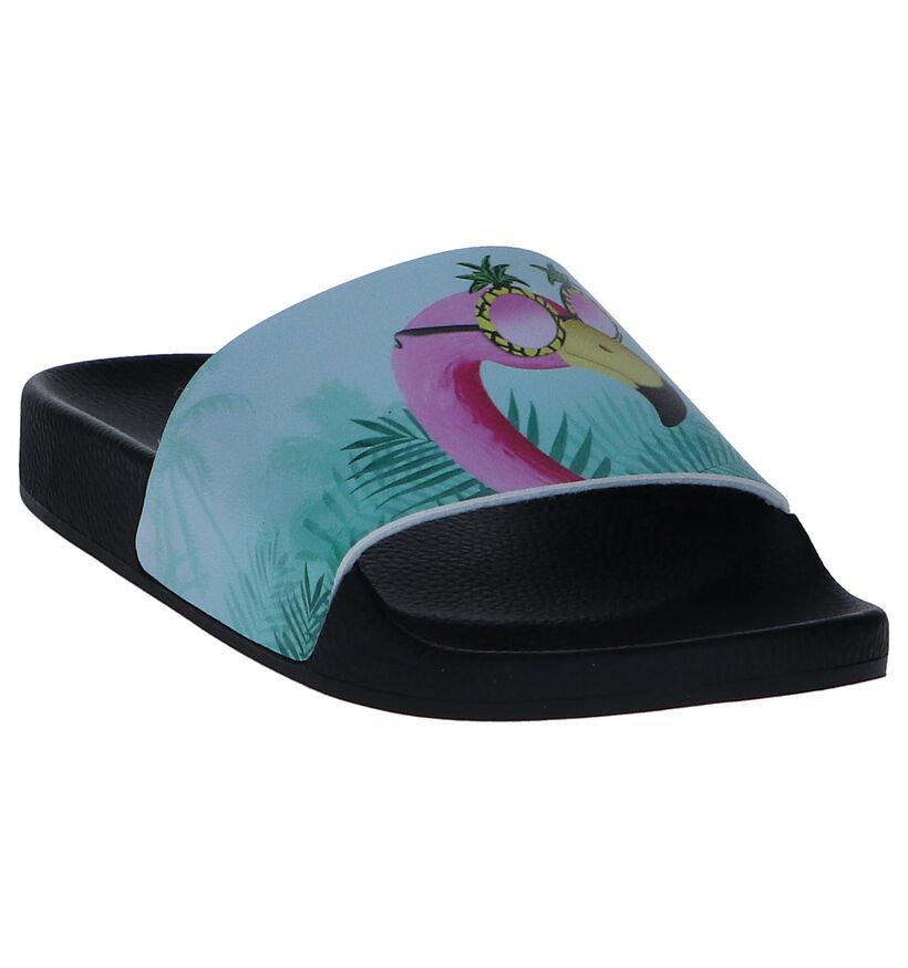 Multicolor Badslippers The White Brand Flamingo , , pdp