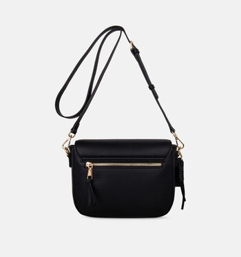 Laurent David Crossbody tassen Zwart/Cognac/Bordeaux