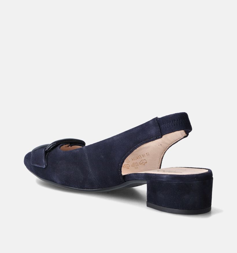 Gabor Escarpins slingback en Bleu pour femmes (355054)