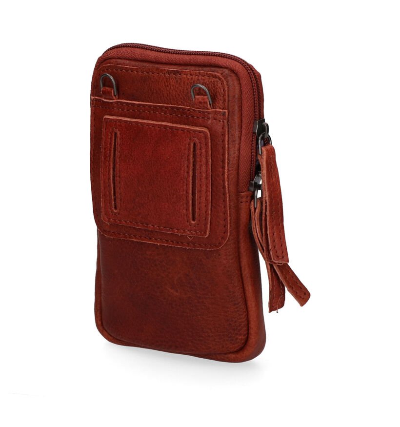 Hide & Stitches Okergeel Telefoontasje voor dames (333149)
