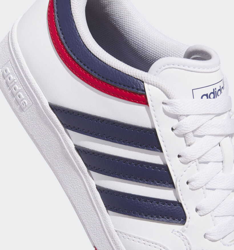 adidas Hoops 4.0 Witte Sneakers voor jongens, meisjes (362466) - geschikt voor steunzolen