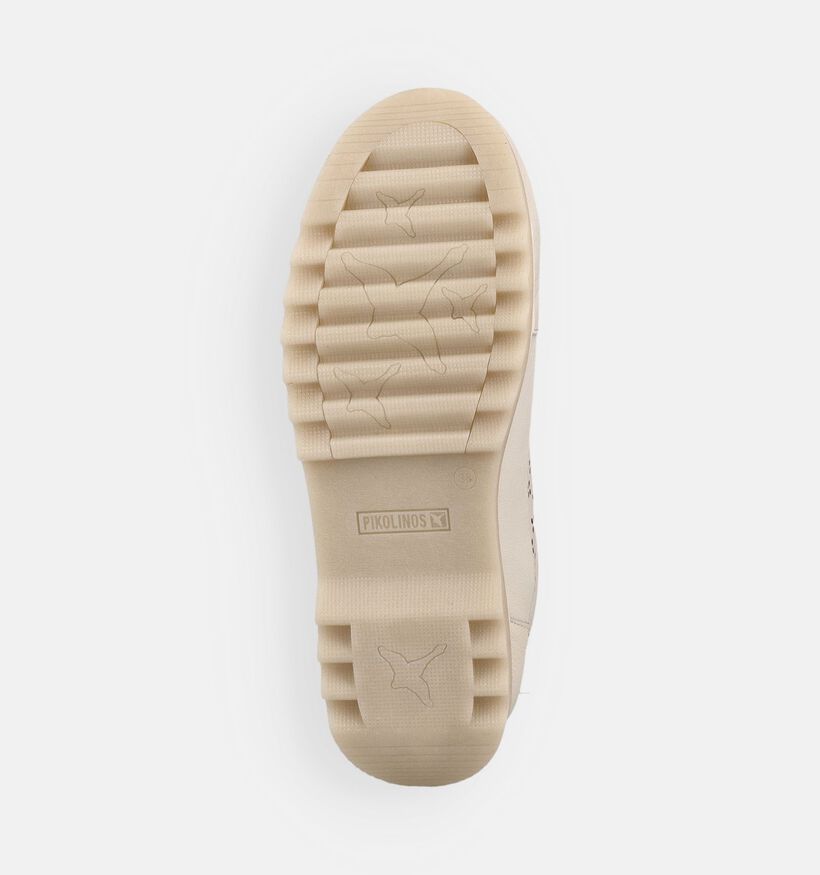 Pikolinos Vigo Ecru Veterschoenen Platform voor dames (372313) - geschikt voor steunzolen