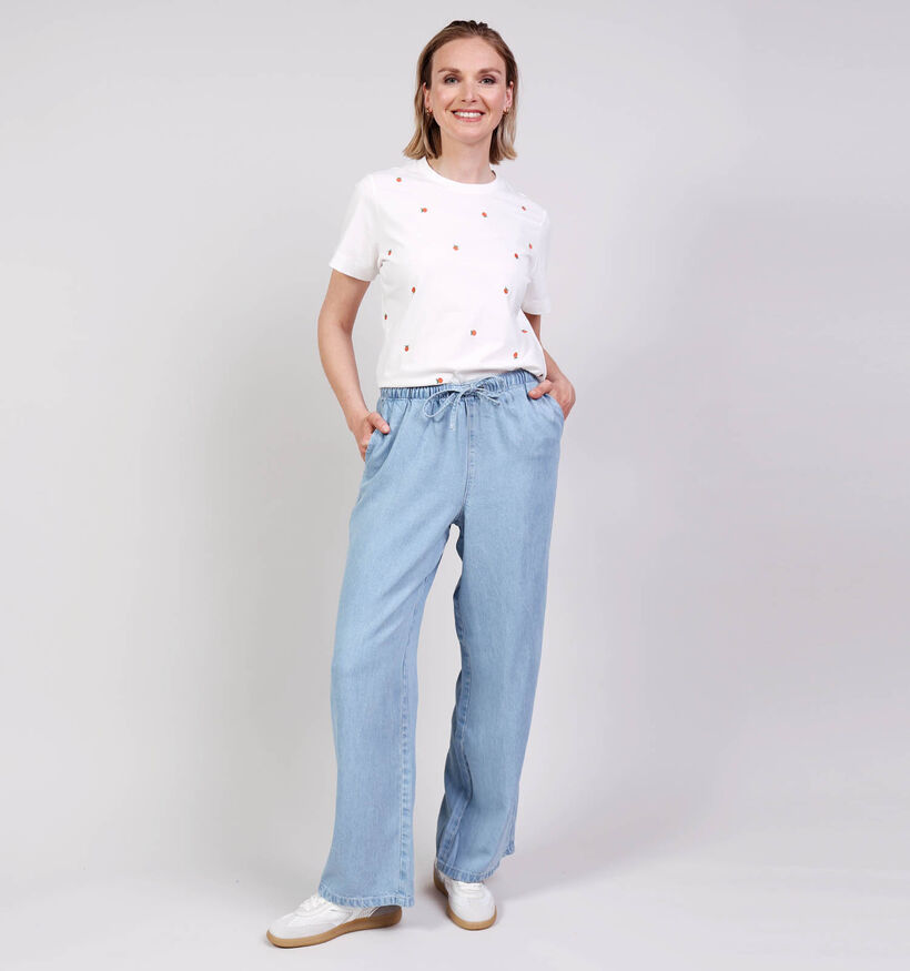 JDY Mira Wide String Blauwe Broek L32 voor dames (370060)