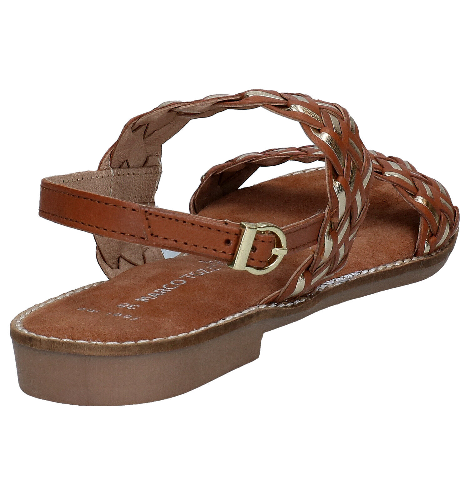Marco tozzi sandalen cognac best sale