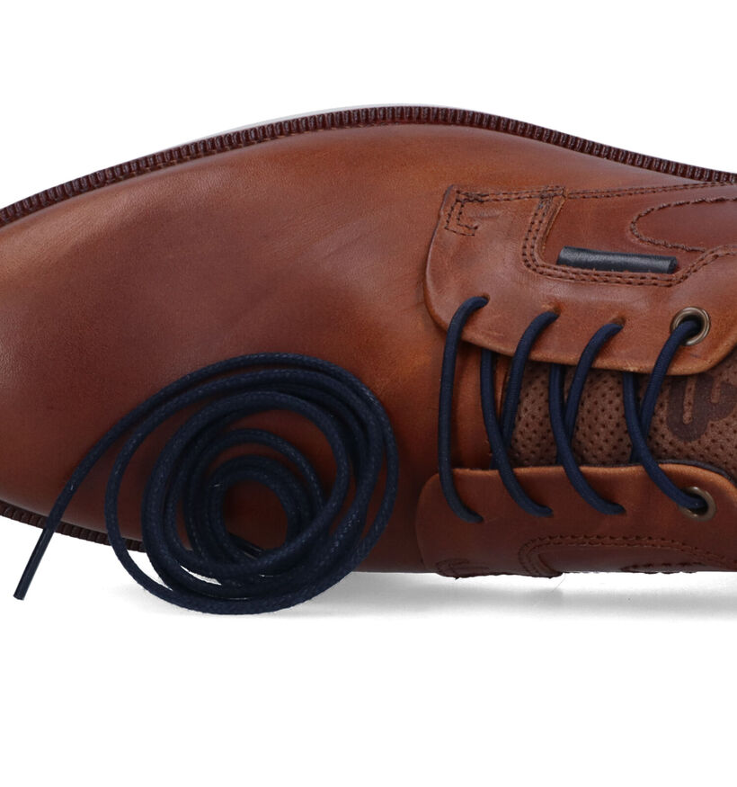 Bullboxer Chaussures à lacets en Cognac pour hommes (328657)