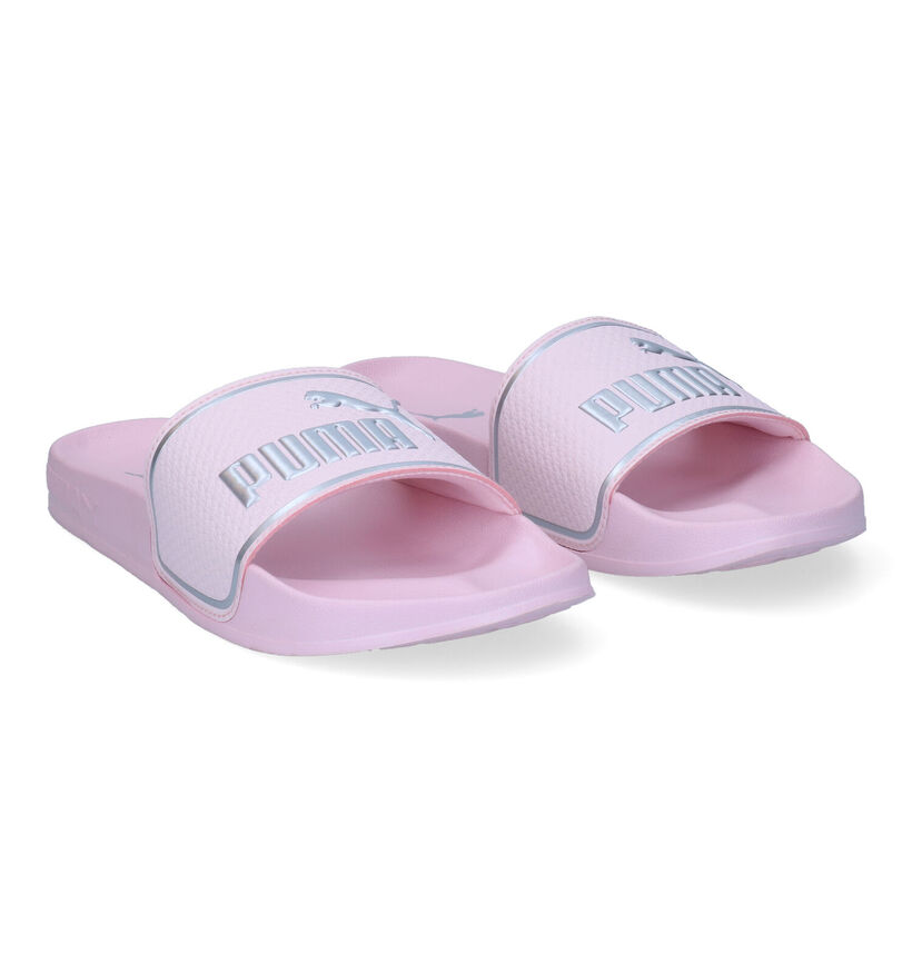 Puma Leadcat Claquettes de picine en Rose pour filles (318772)