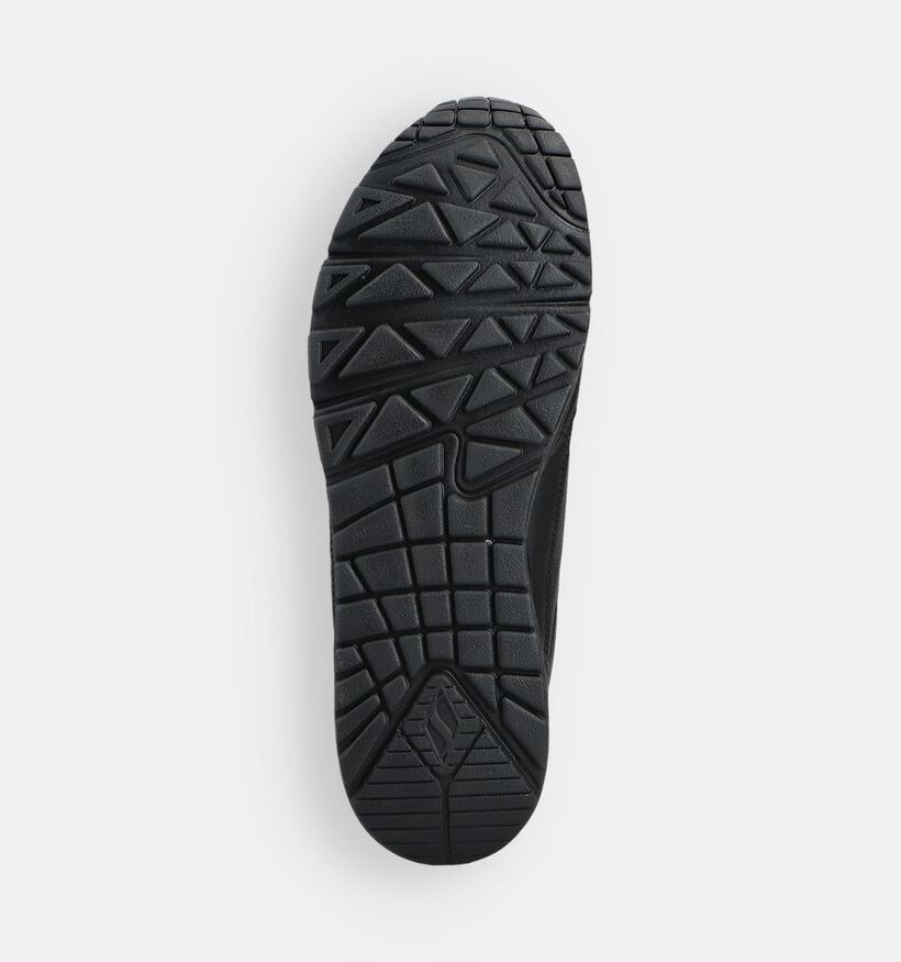 Skechers Uno Simplified Zwarte Sportieve Sneakers voor dames (360898) - geschikt voor steunzolen