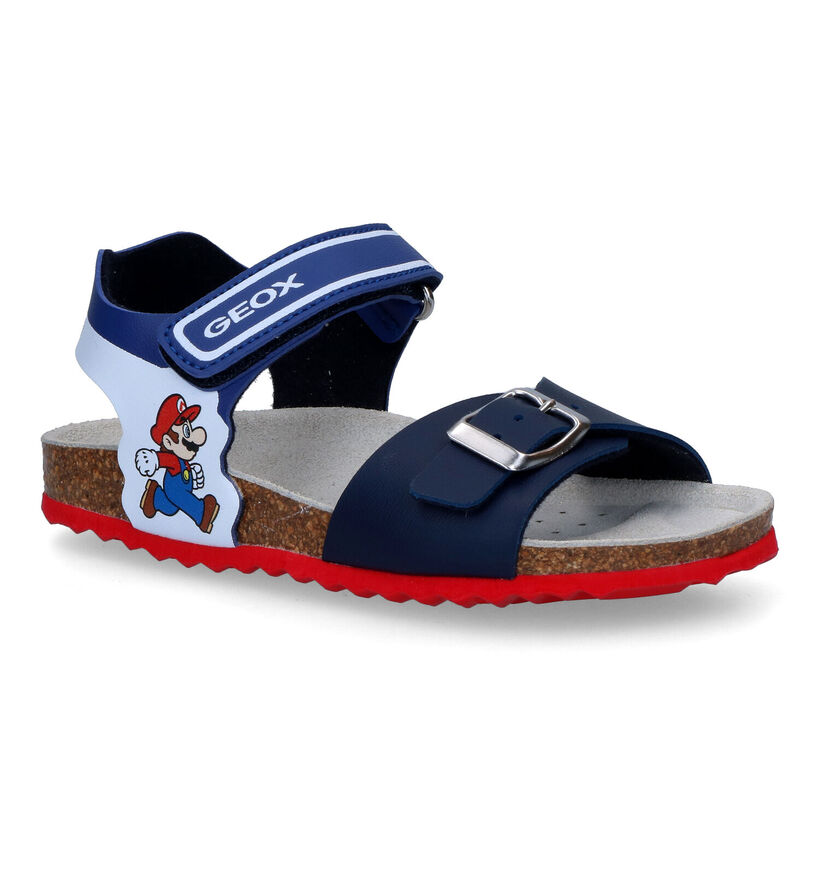 Geox Ghita Blauwe Sandalen in kunstleer (311053)