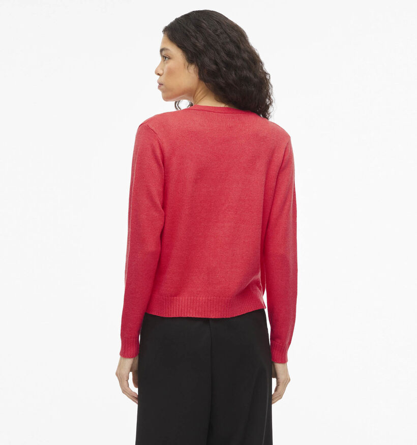 Vila Viril Short Rode Cardigan voor dames (368078)