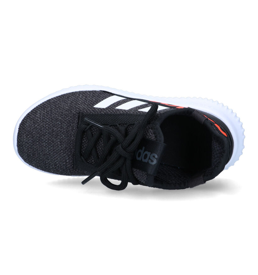 adidas Kaptir 2.0 Zwarte sneakers voor jongens, meisjes (324139)