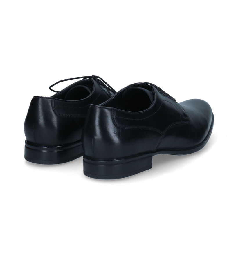 Geox Iacopo Chaussures habillées en Noir en cuir (315646)