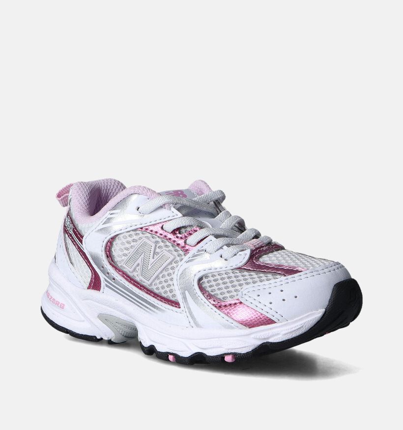 New Balance PZ 530 Baskets en Blanc pour filles (350575) - pour semelles orthopédiques