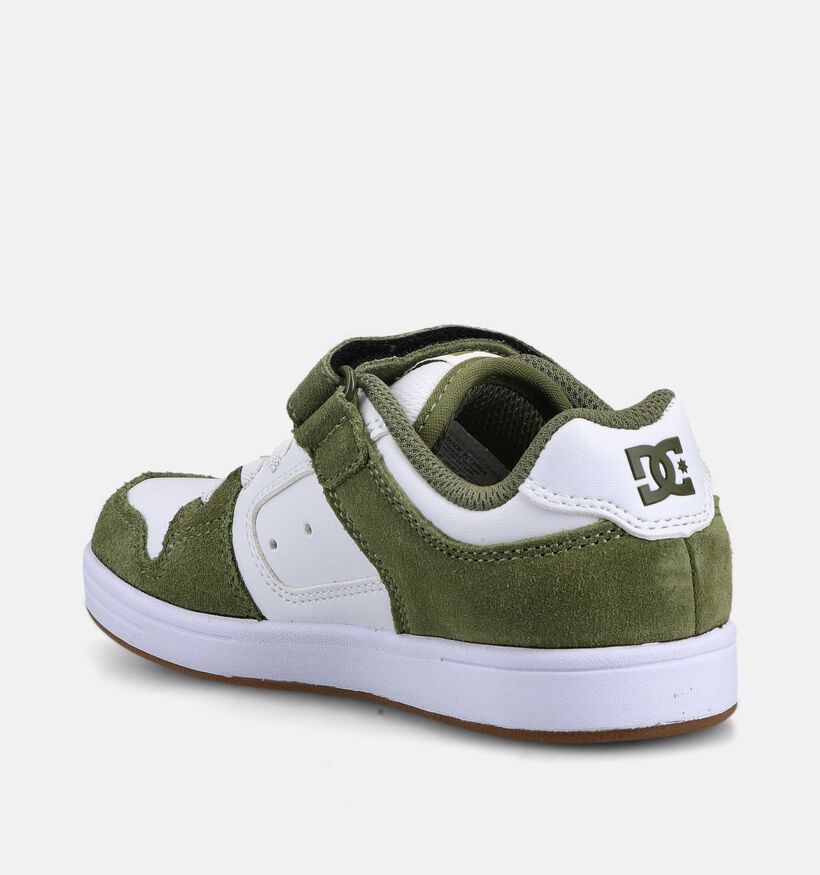 DC Shoes Manteca 4 Witte/Groene Sneakers voor meisjes, jongens (368718) - geschikt voor steunzolen